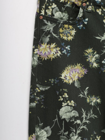 Повсякденні штани H&M модель 0632637_зелений комб. Фото