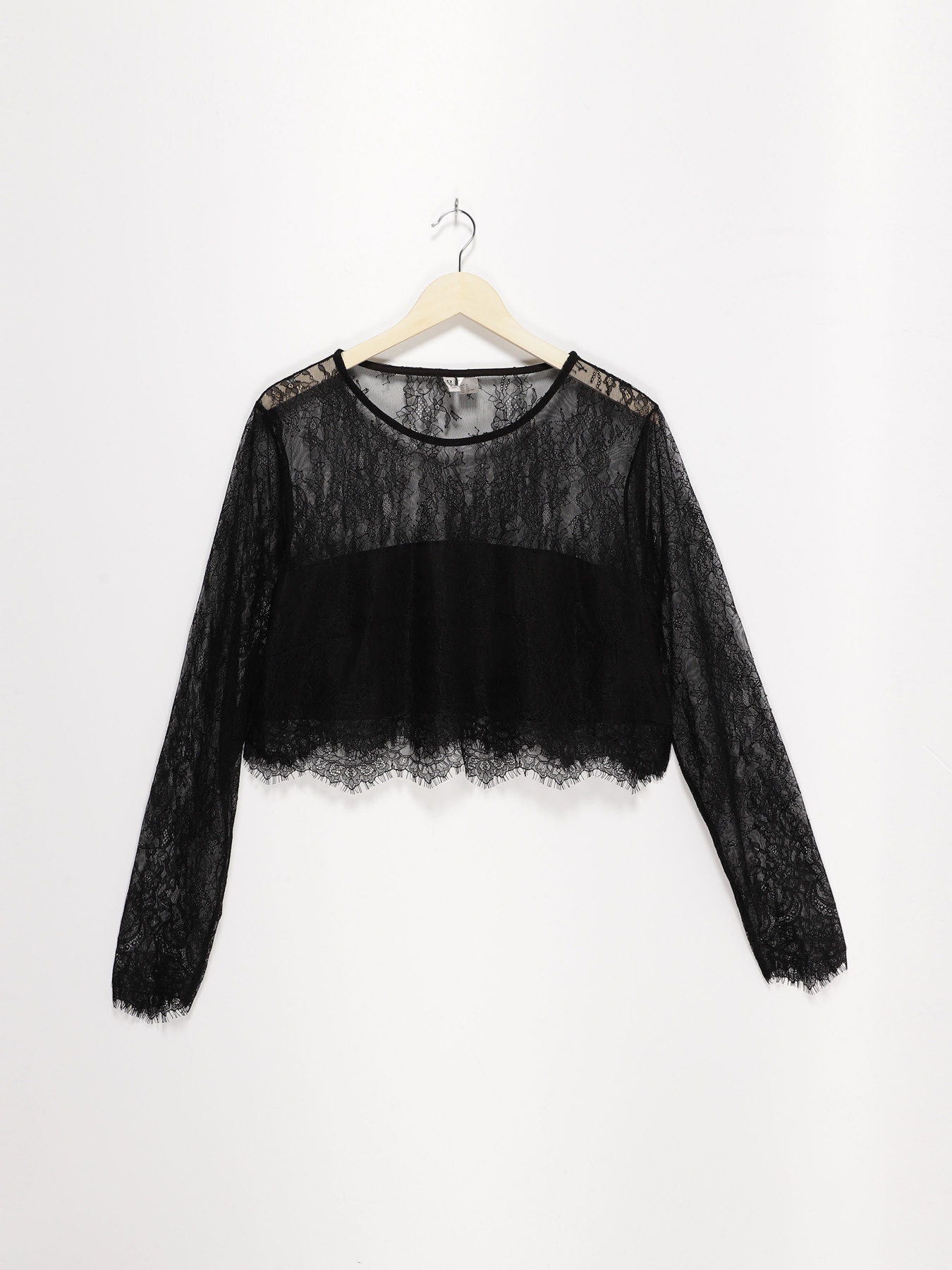 Блуза H&M модель 0633984_чорний Фото