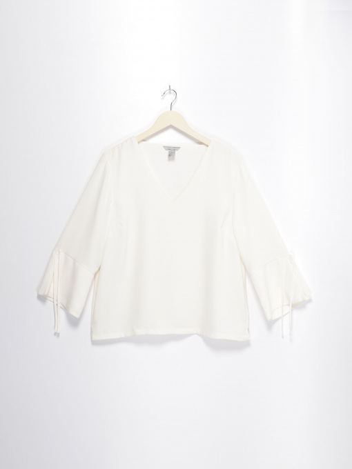 Блуза H&M модель 0634332_білий Фото