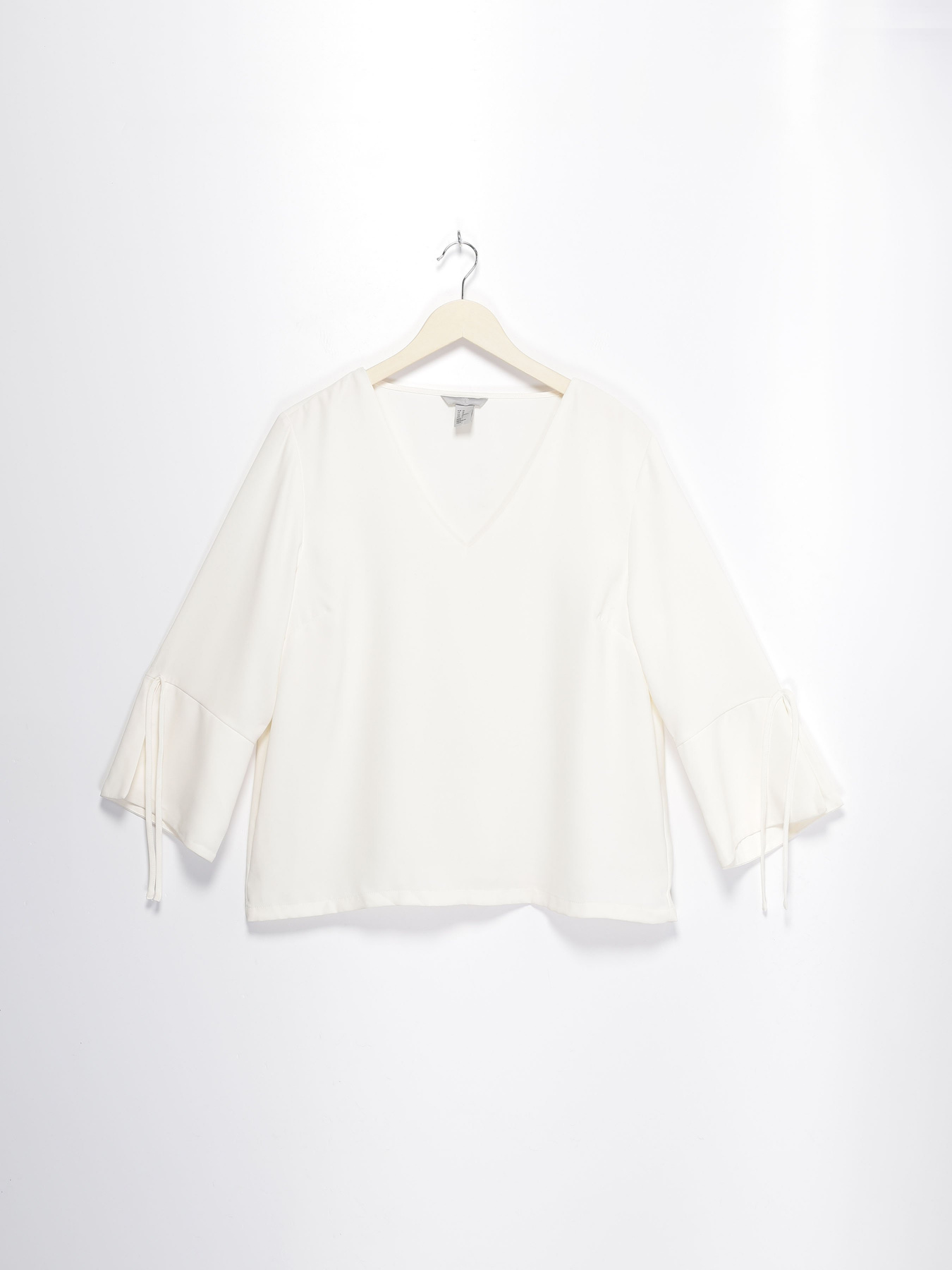 Блуза H&M модель 0634332_білий Фото