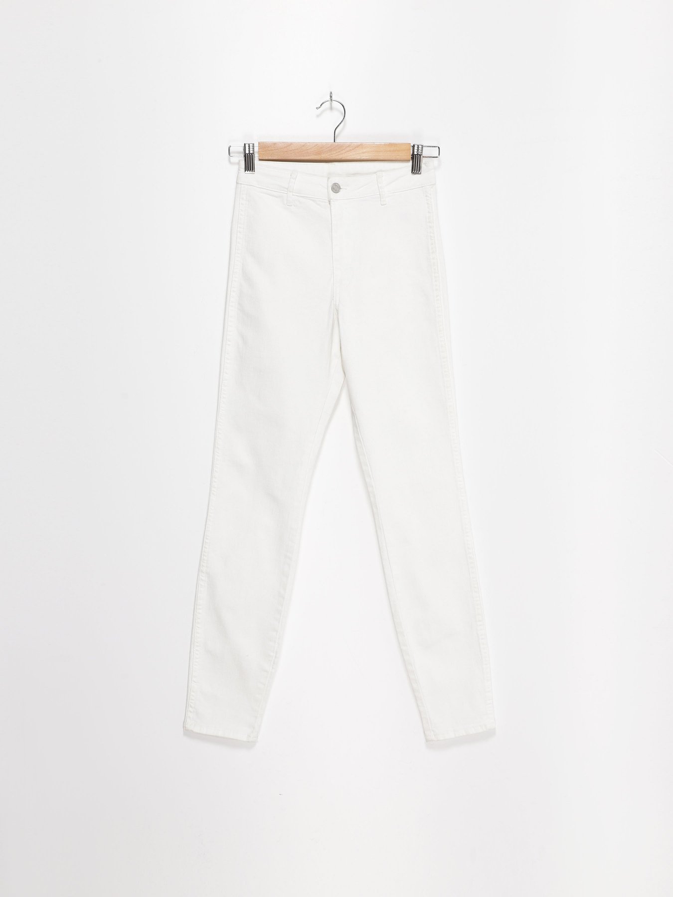 Прямые джинсы H&M модель 0636323_білий Фото