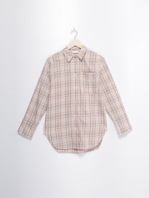 Рубашка H&M модель 0637422_с.бежевий комб. Фото