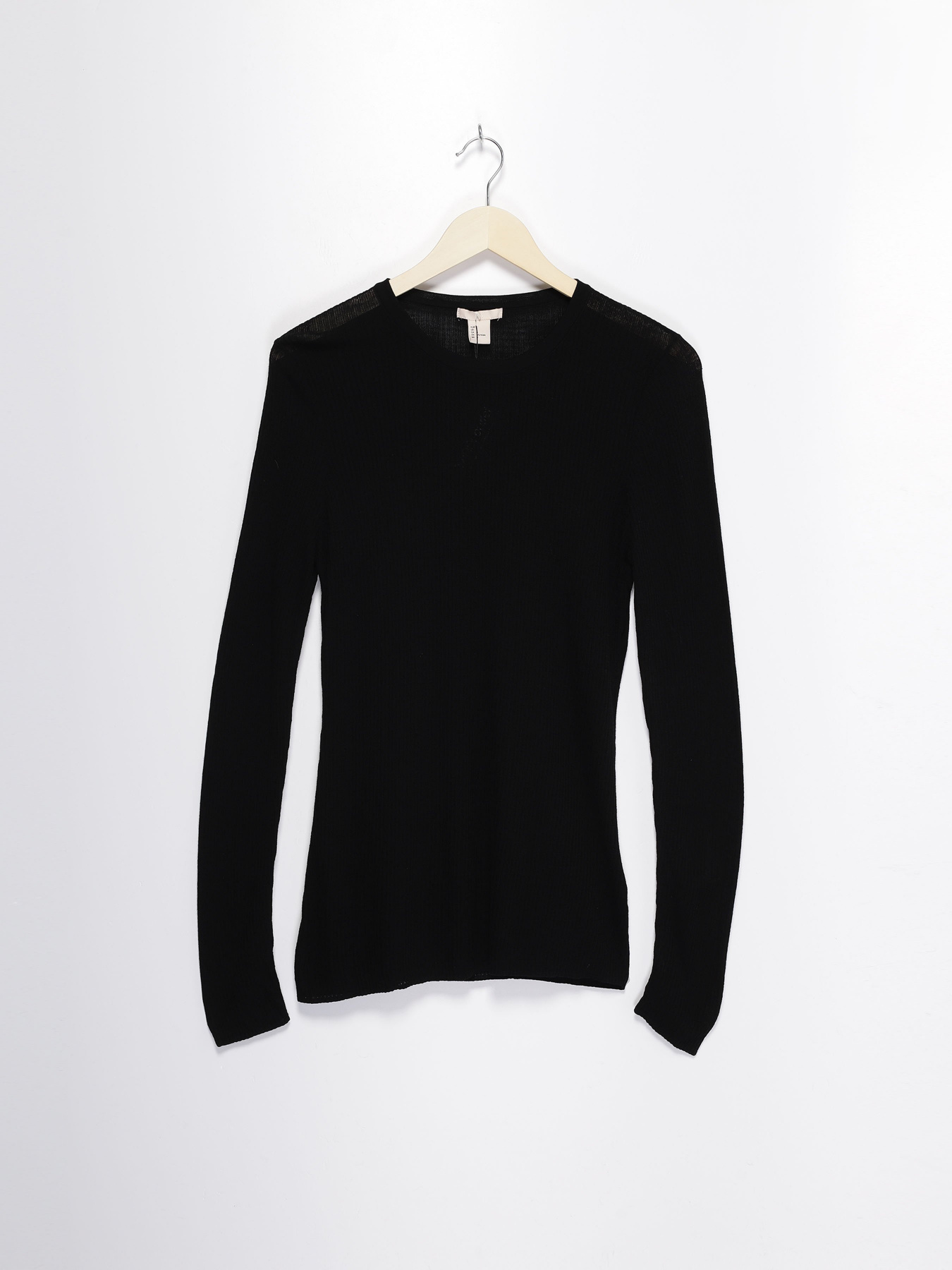 Лонгслив H&M модель 0638192_чорний Фото