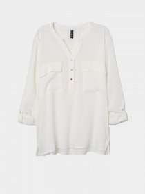 Блуза H&M модель 0638948_білий Фото