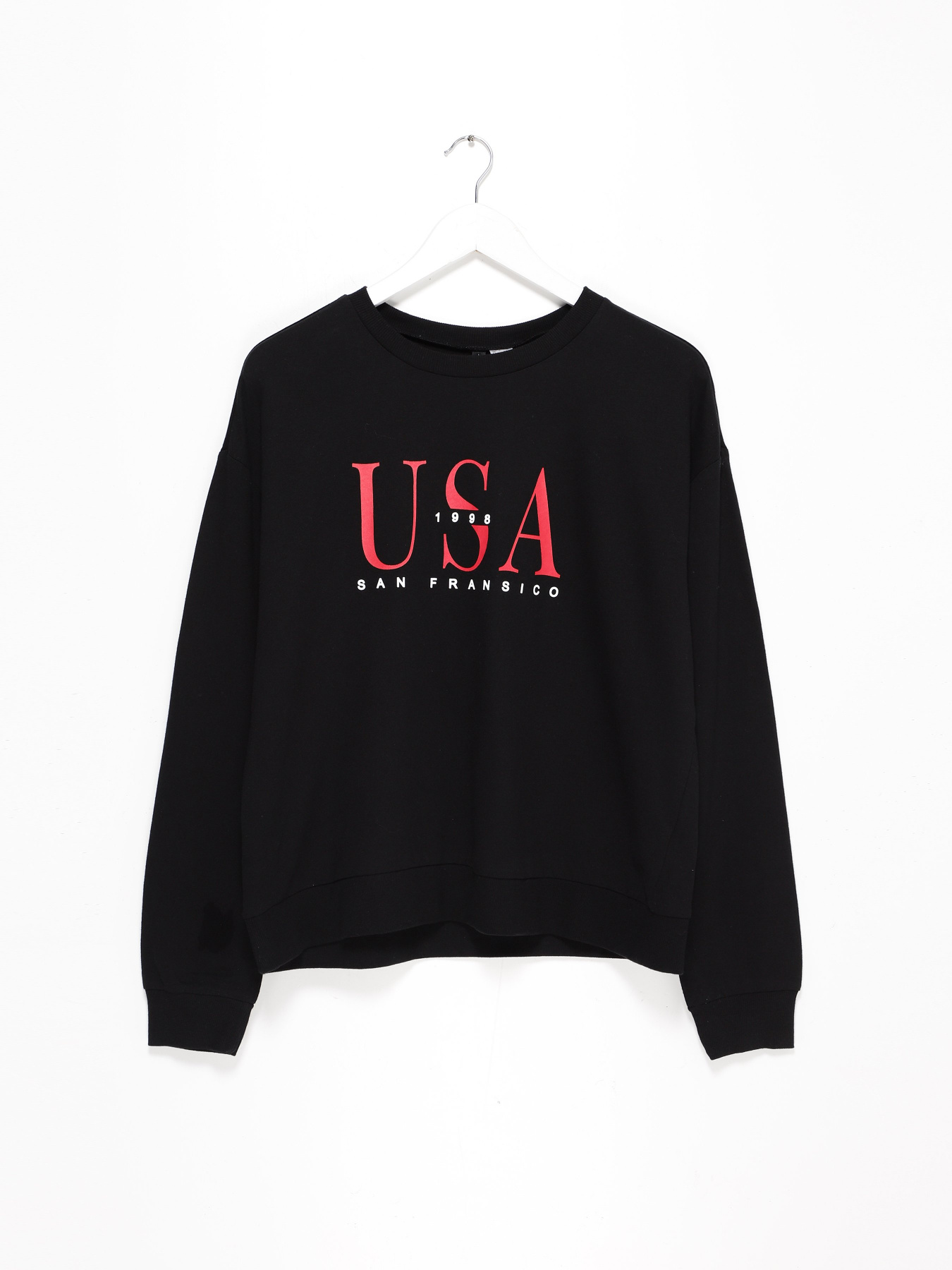 Світшот H&M модель 0698328_чорний Світшот H&M модель 0698328_чорний Фото