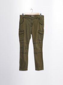 Штани повсякденні H&M модель 0646286_зелений Фото