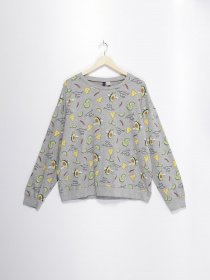 Свитшот H&M модель 0646592_сірий комб. Фото