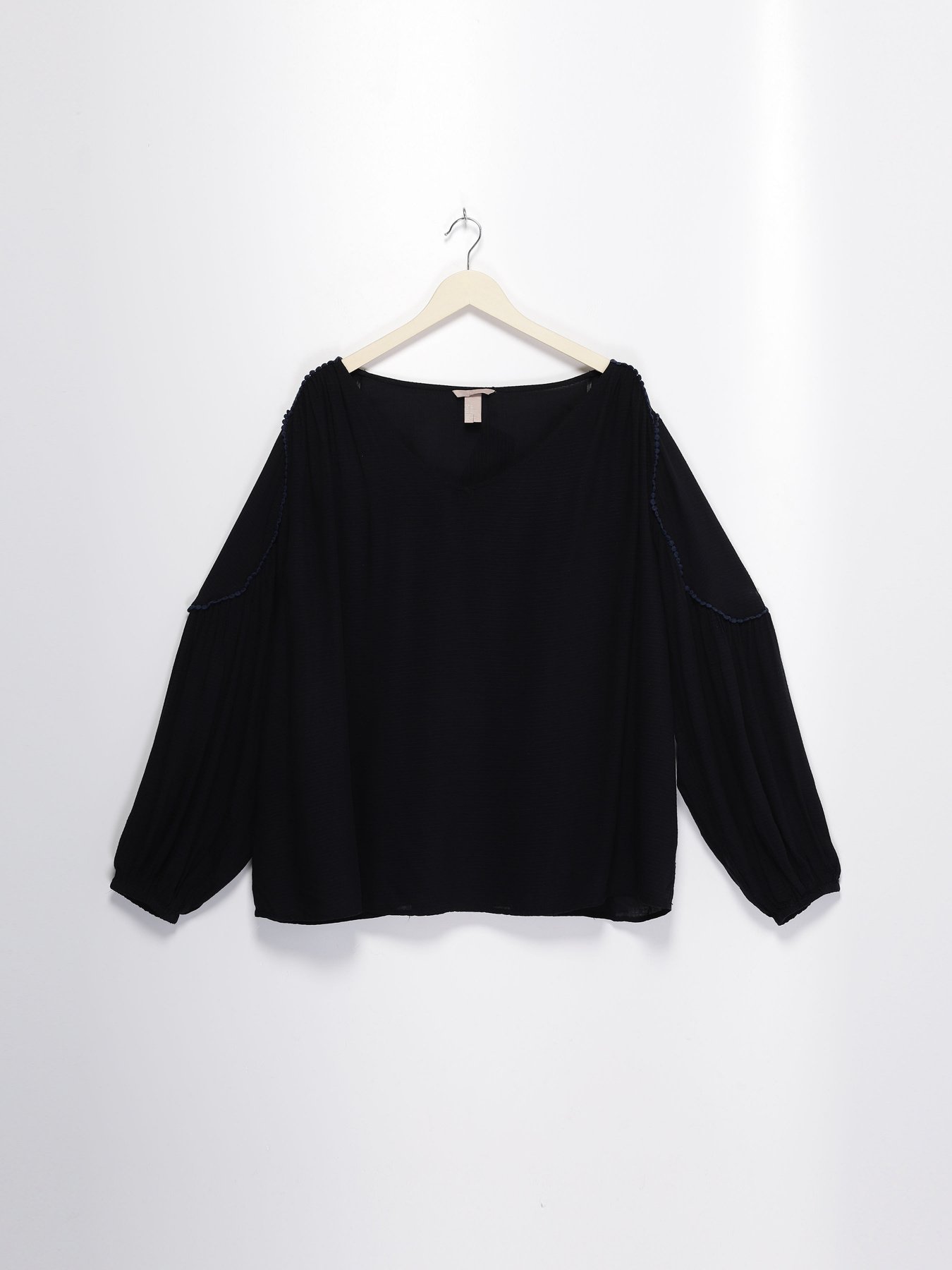 Блуза H&M модель 0651564_т.синій з синім Фото