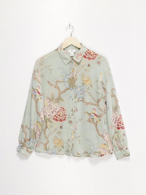 Сорочки H&M модель 0651707_с.зелений комб. Фото