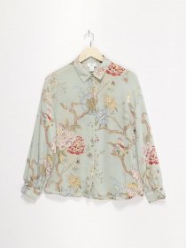 Блуза H&M модель 0651707_с.зелений комб. Фото