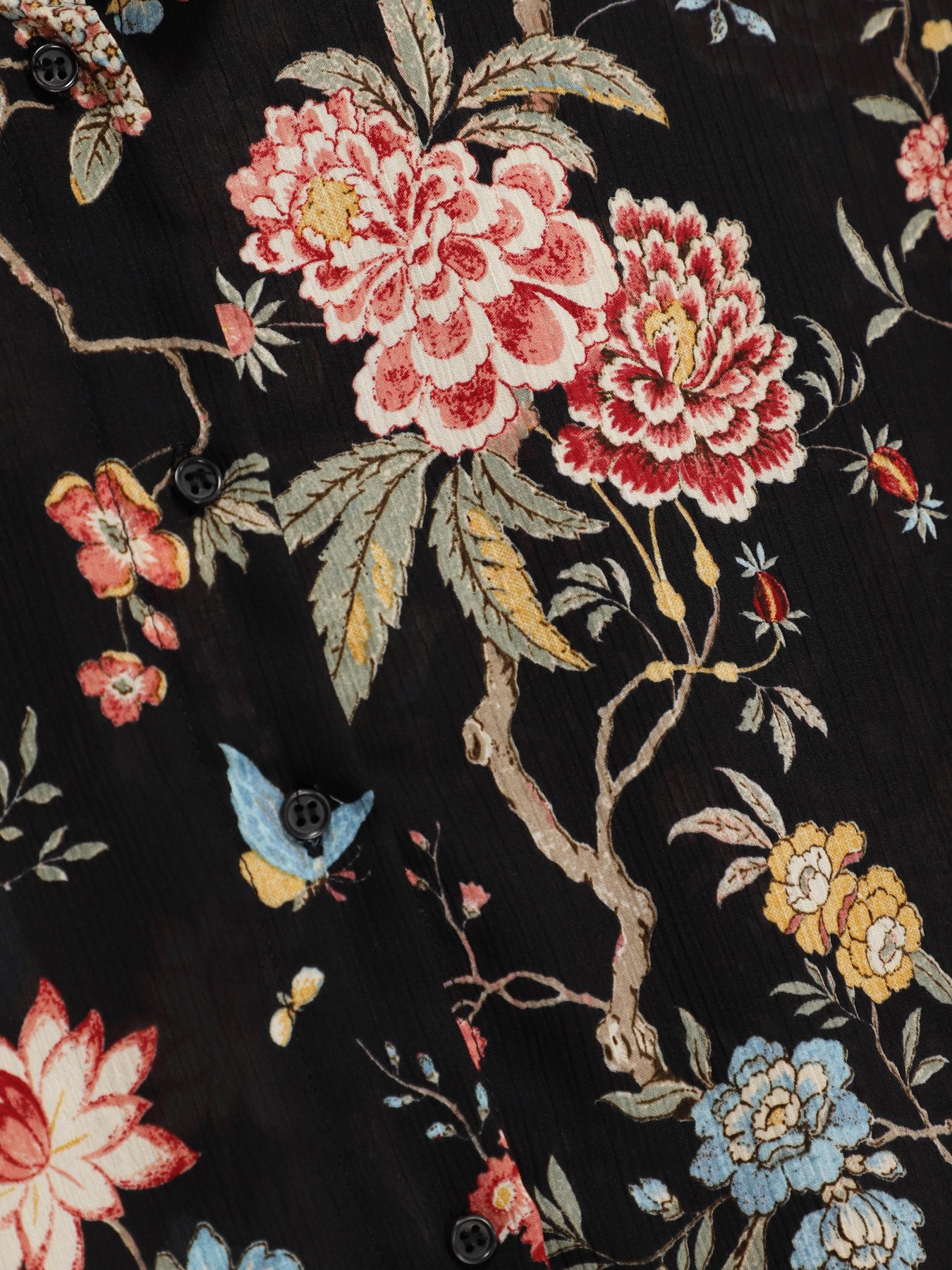 Блуза H&M модель 0651707_чорний комб. Фото