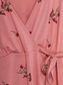 Лонгслив H&M модель 0654407_рожевий комб. Фото