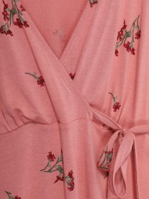 Лонгслив H&M модель 0654407_рожевий комб. Фото