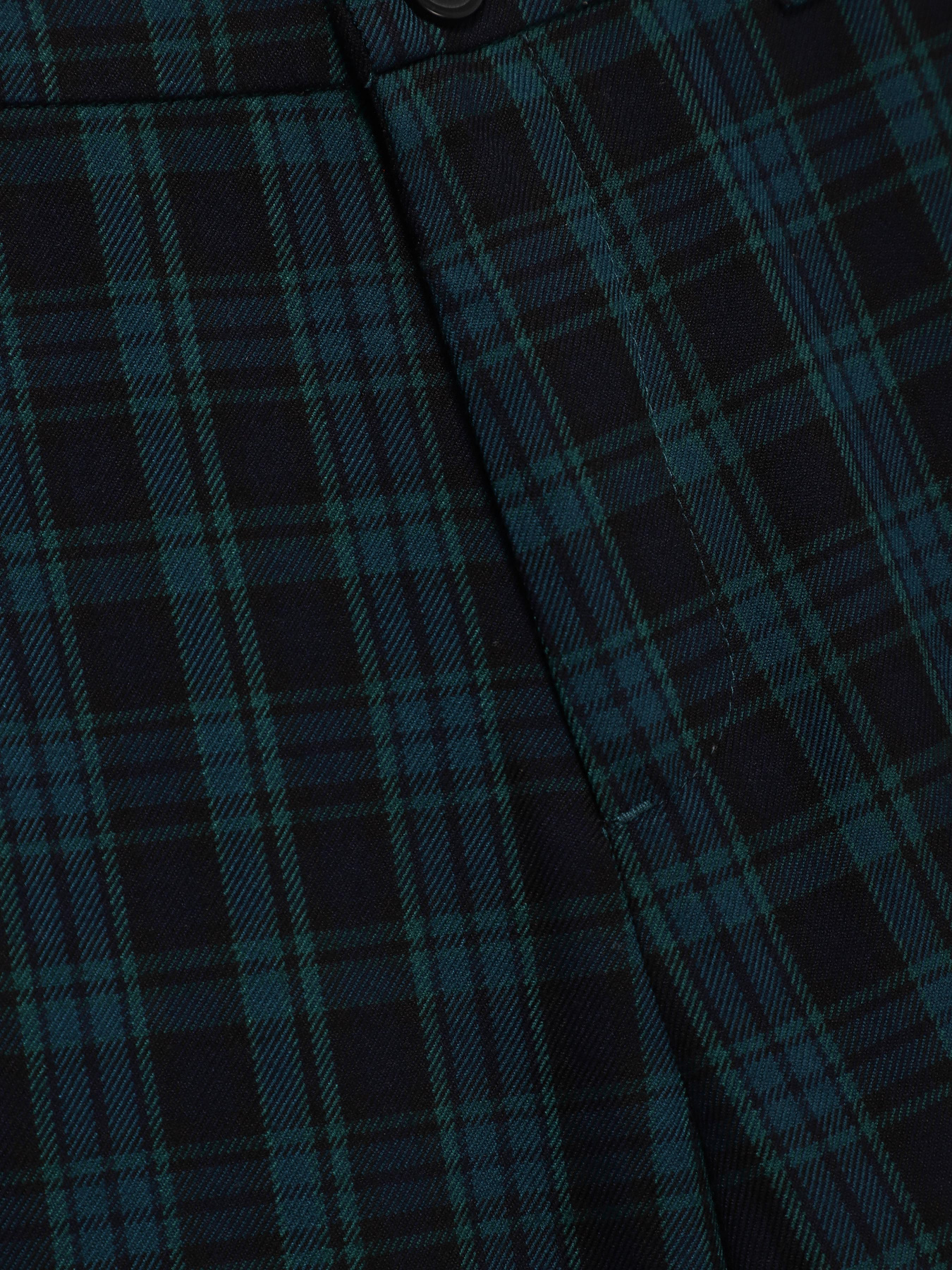 Штани повсякденні H&M модель 0658978_зелений комб. Фото