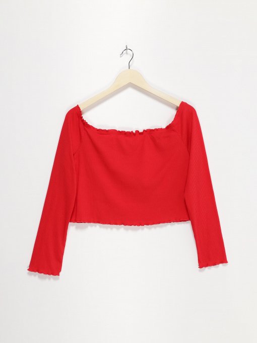 Топ H&M модель 0659832_червоний Фото