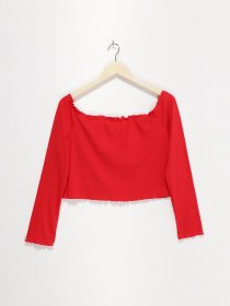 Топ H&M модель 0659832_червоний Фото