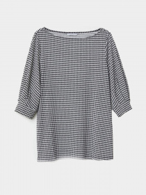 Блуза H&M модель 0664074_білий з чорним Фото