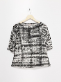 Блуза H&M модель 0664074_білий з чорним Фото