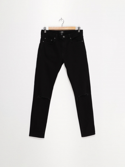 Повседневные штаны H&M модель 0664647_чорний Фото