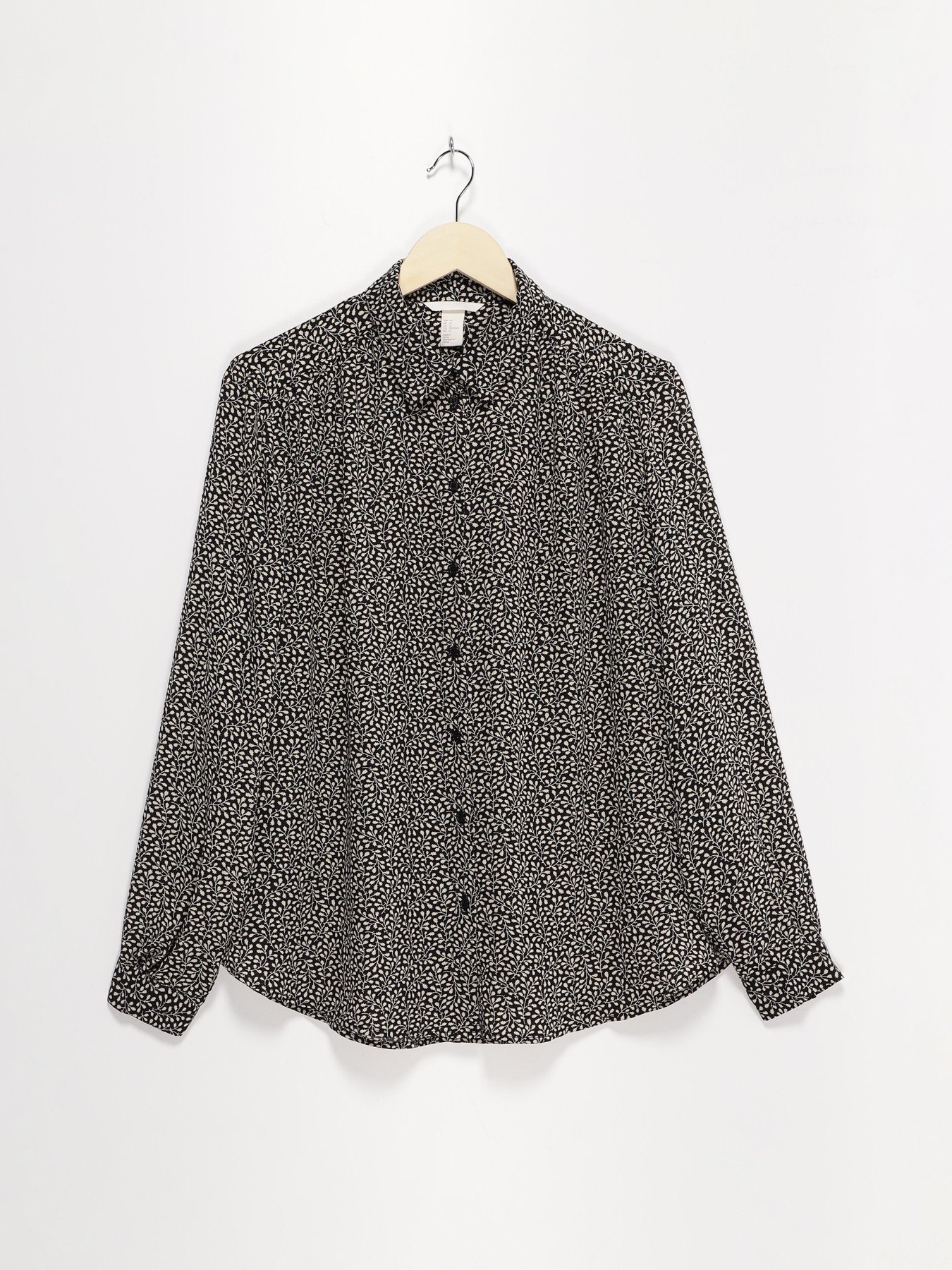 Блуза H&M модель 0667499_чорний комб. Фото