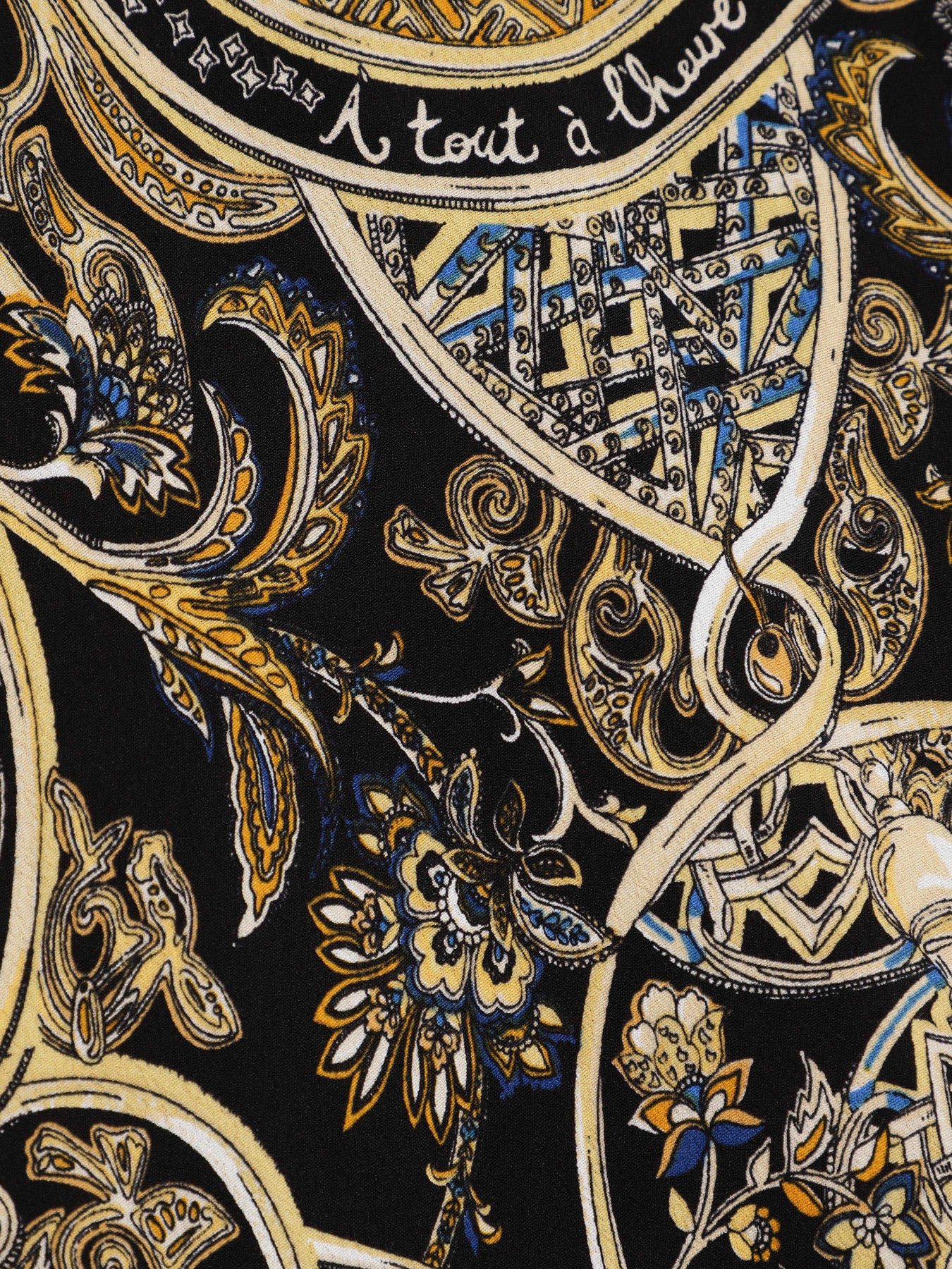 Блуза H&M модель 0667509_чорний комб. Фото