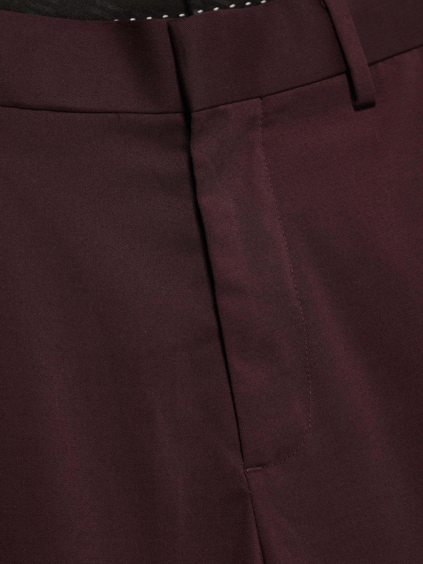 Брюки повседневные H&M модель 0669727_т.бордовий Фото
