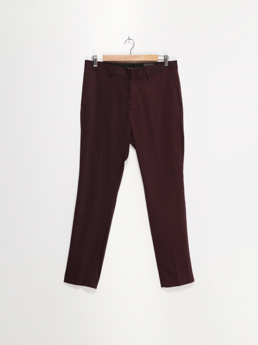 Брюки повседневные H&M модель 0669727_т.бордовий Фото