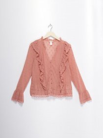 Блуза H&M модель 0671505_теракотовий Фото