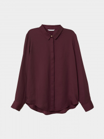 Блуза H&M модель 0688873_бордовий Фото