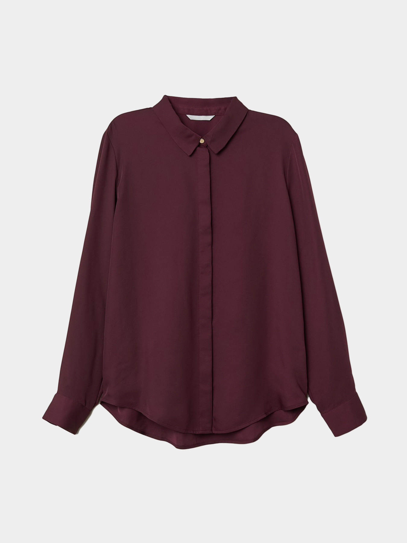 Блуза H&M модель 0688873_бордовий Фото