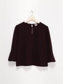Блуза H&M модель 0694153_т.бордовий Фото