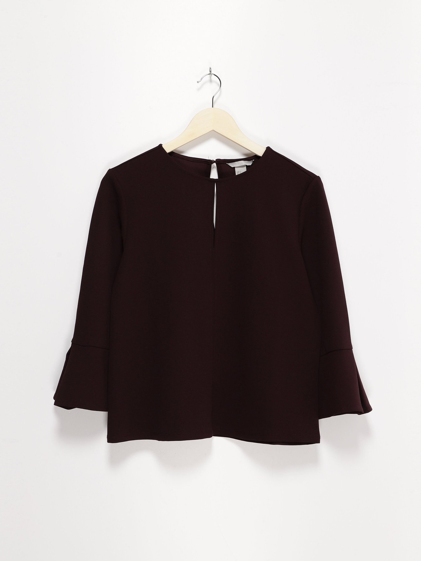 Блуза H&M модель 0694153_т.бордовий Блуза H&M модель 0694153_т.бордовий Фото