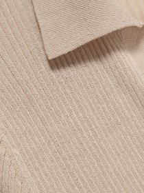 Лонгслів H&M модель 0695972_бежевий Фото