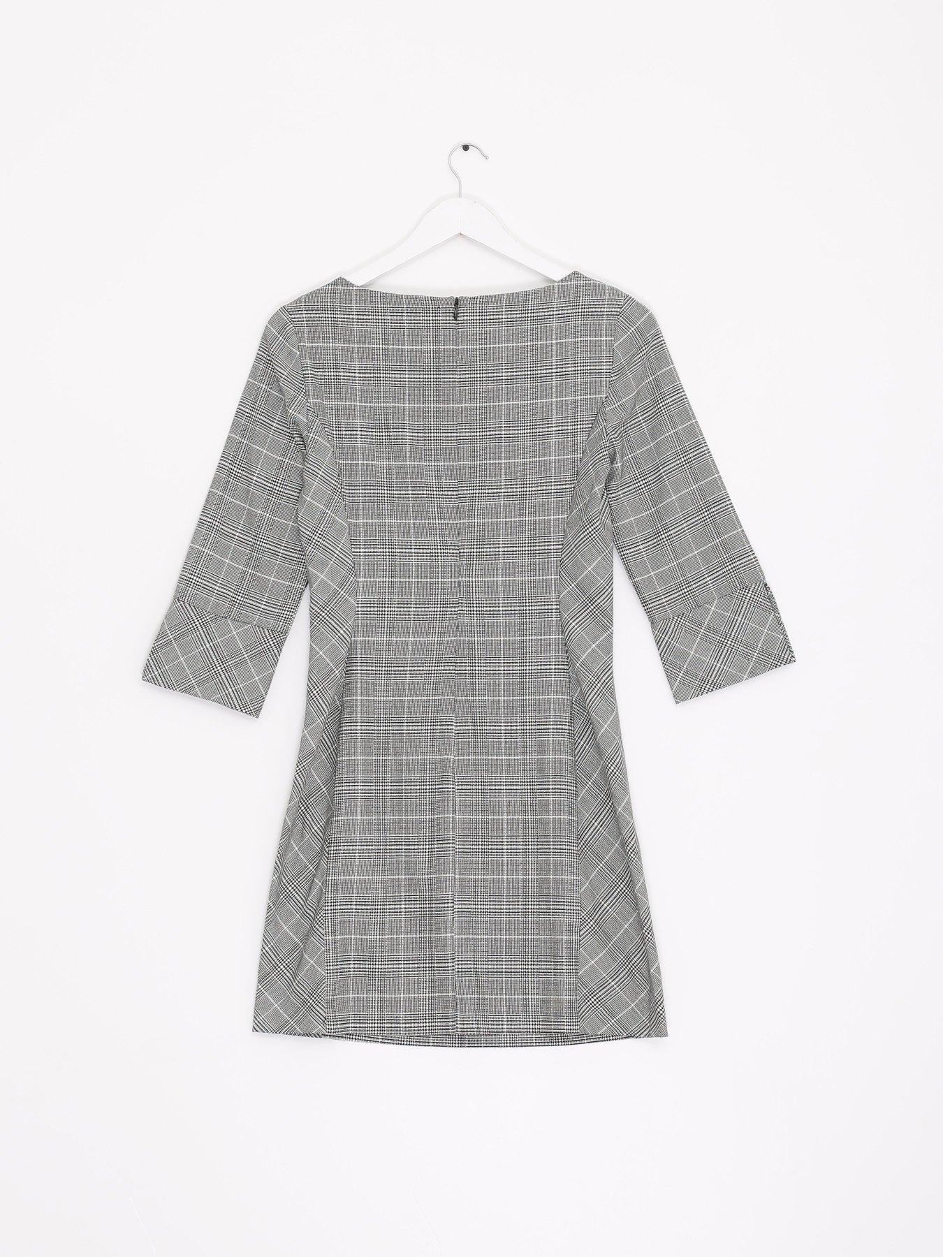 Сукня міді H&M модель 0724773_сірий комб. Фото