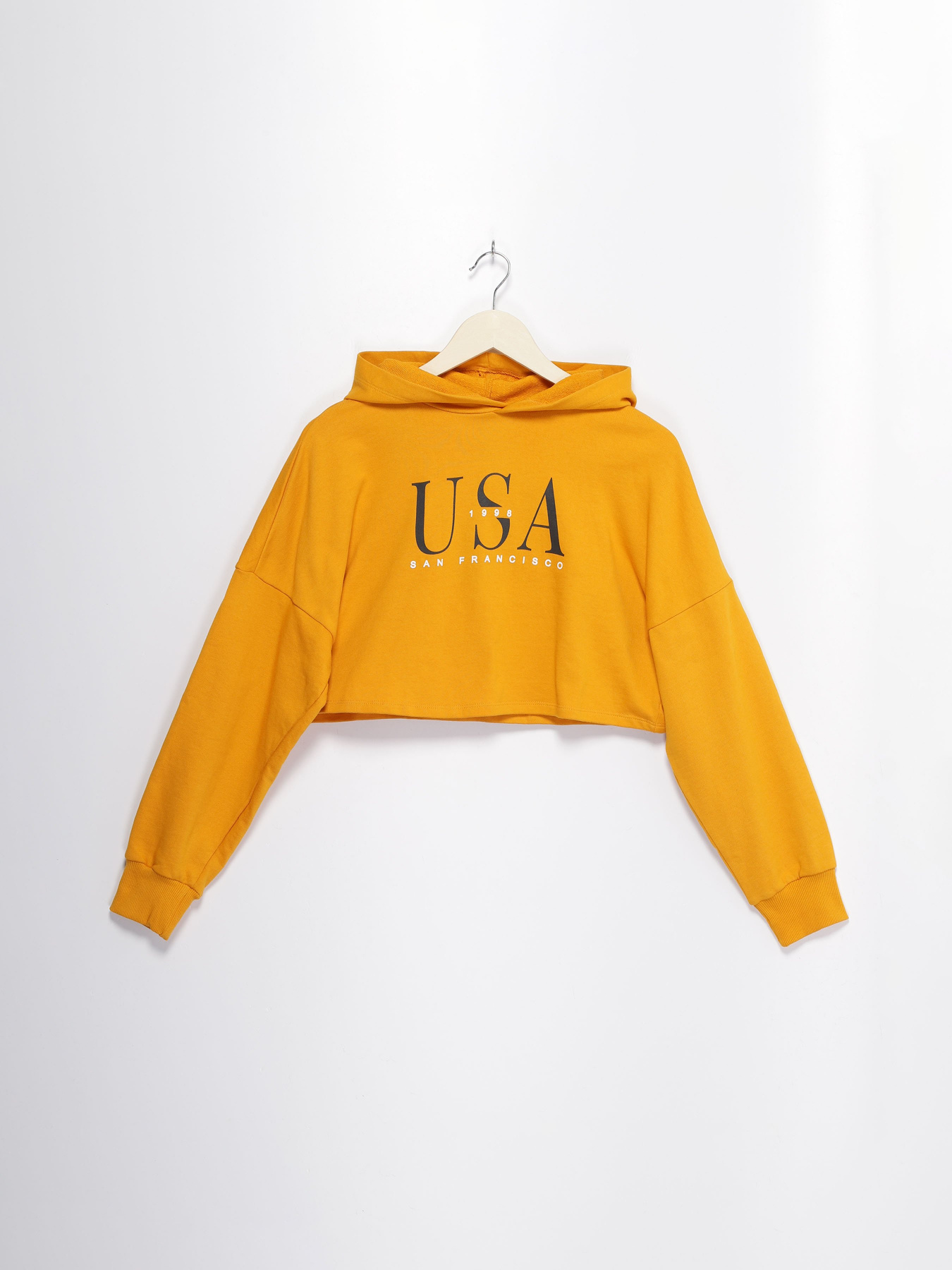 Худі H&M модель 0700946_т.жовтий комб. Фото