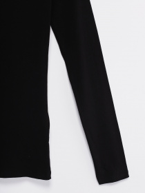 Лонгслив H&M модель 0703991_чорний Фото