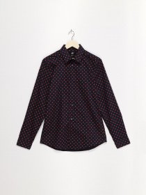 Рубашка H&M модель 0706499_т.синій з червоним Фото