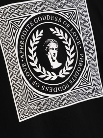 Футболка H&M модель 0708230_чорний з білим Футболка H&M модель 0708230_чорний з білим Фото