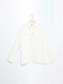 Блуза H&M модель 0711288_білий Фото