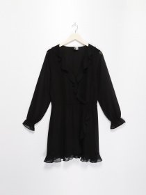 Платье мини H&M модель 0716262_чорний Фото