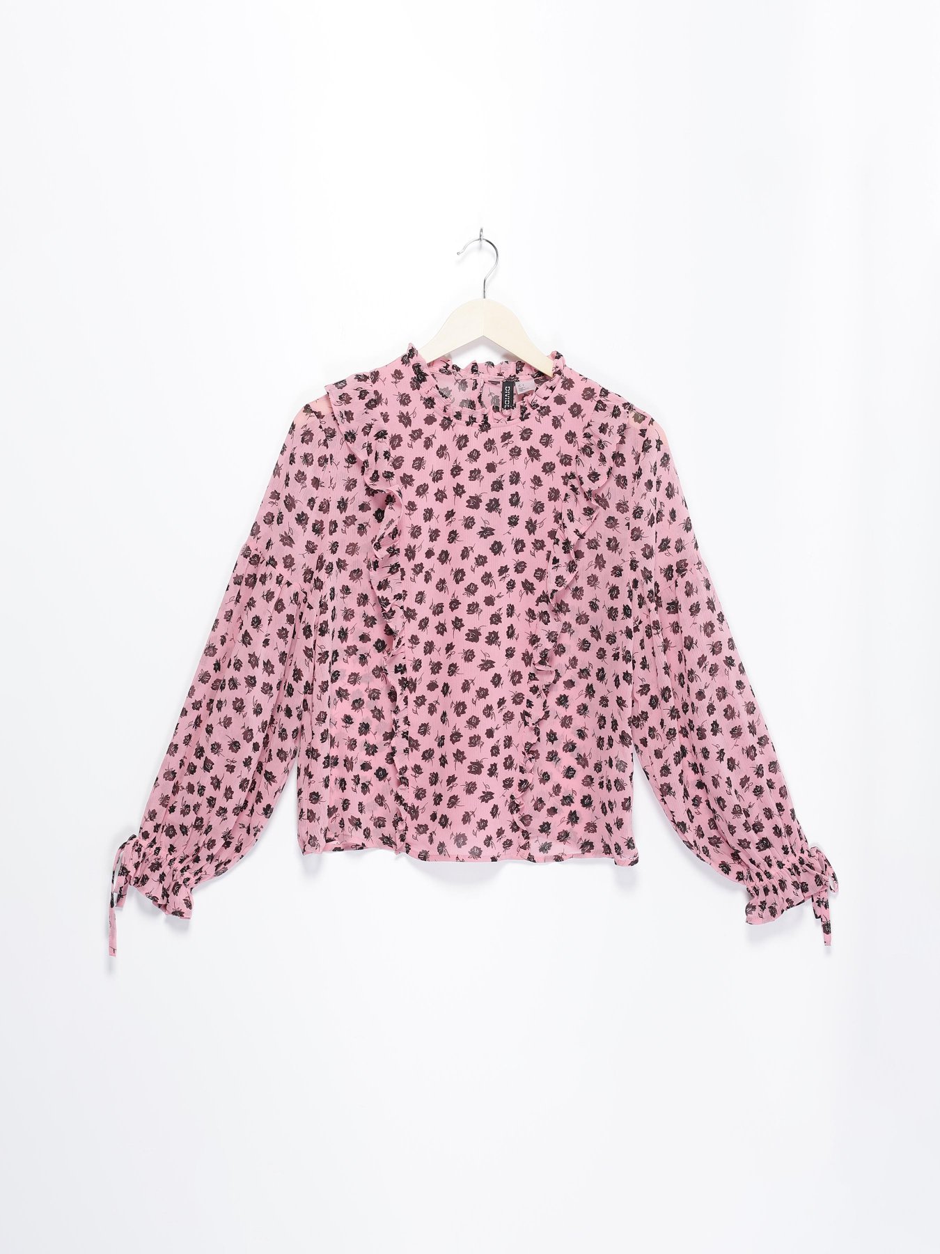 Блуза H&M модель 0724209_с.рожевий з чорним Фото