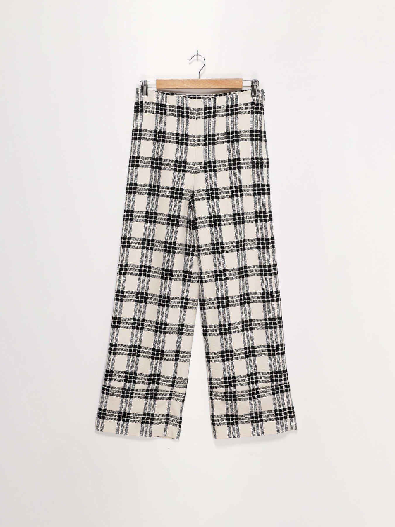 Повсякденні штани H&M модель 0725354_білий з чорним Фото