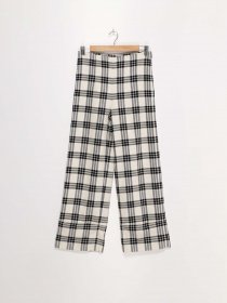 Повсякденні штани H&M модель 0725354_білий з чорним Фото