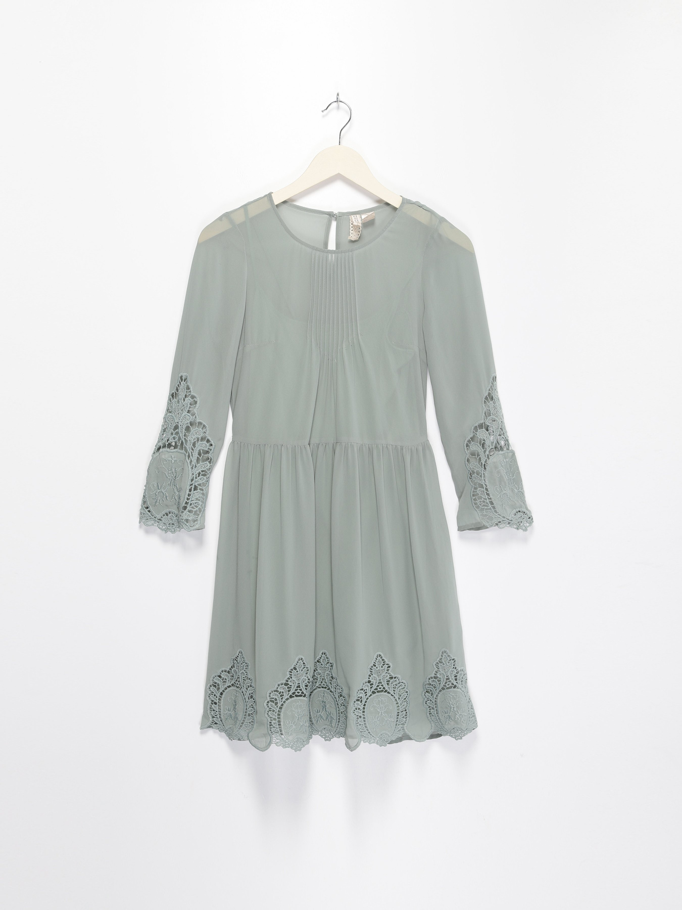 Сукня міні H&M модель 0730153_оливковий Сукня міні H&M модель 0730153_оливковий Фото