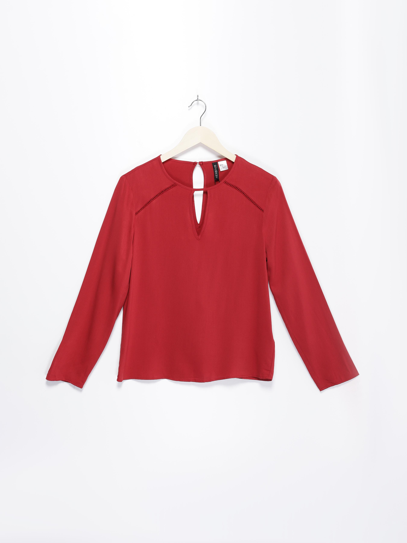 Блуза H&M модель 0745836_т.червоний Фото