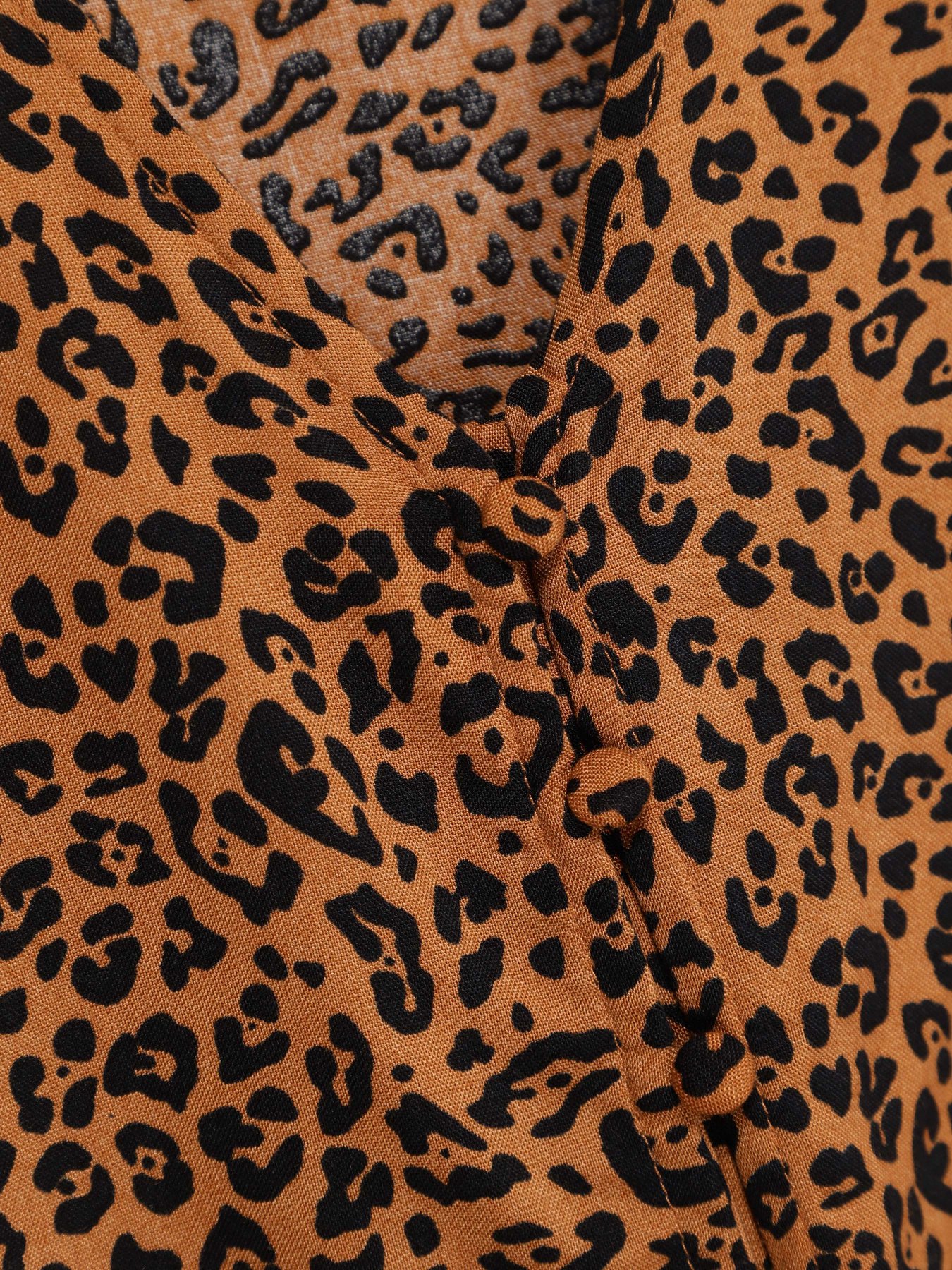 Блуза H&M модель 0760975_коричневий з чорним Фото