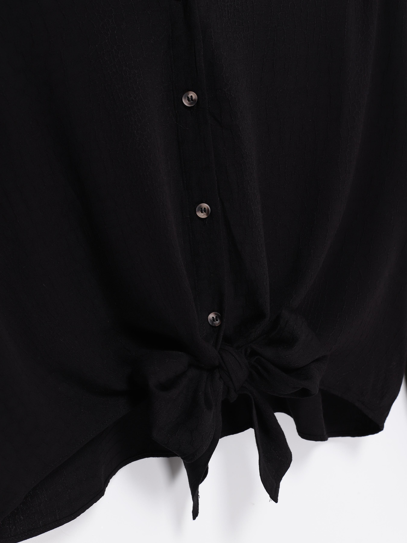 Блуза H&M модель 0762212_чорний Фото