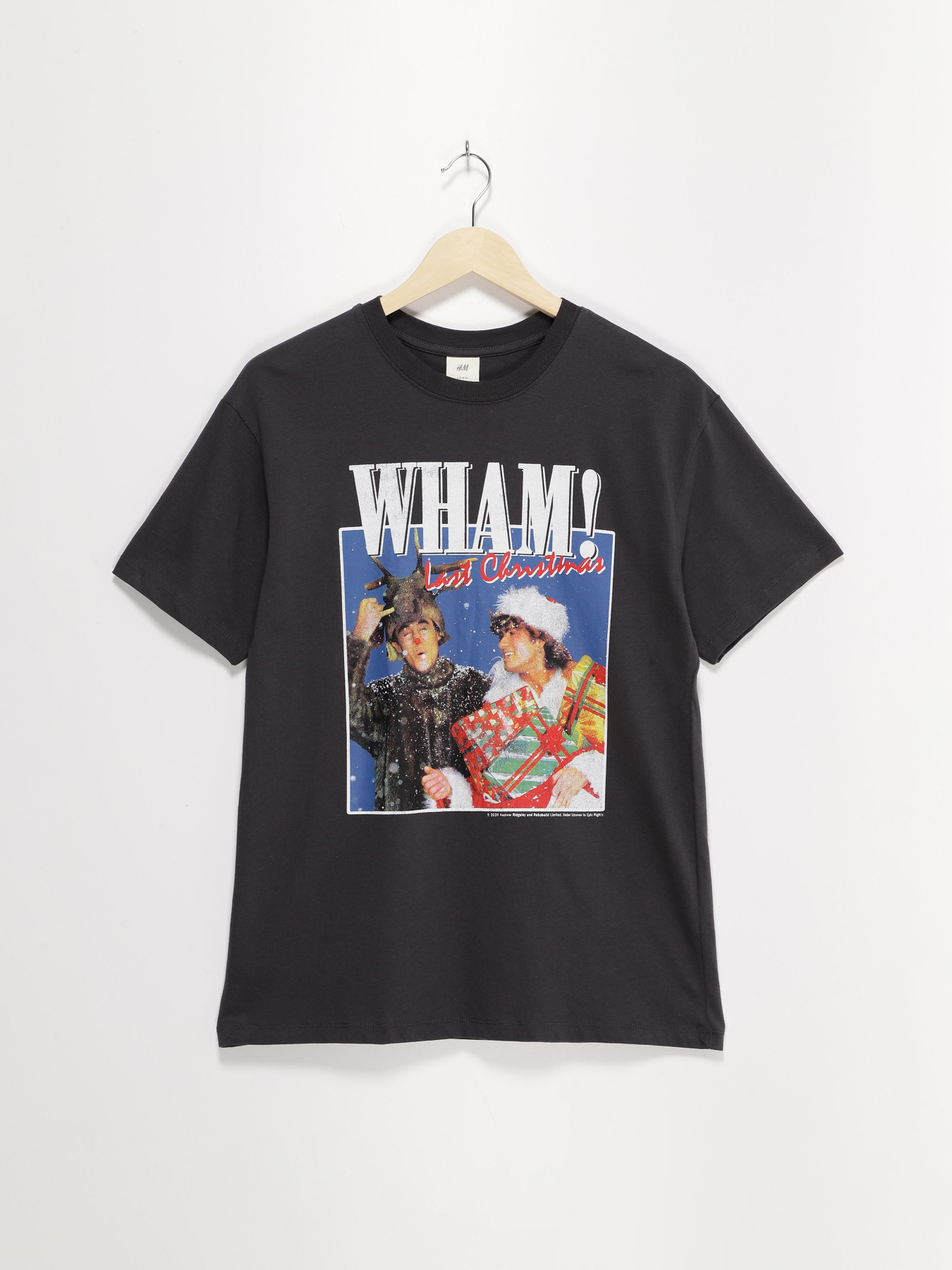 Футболка H&M модель 0762558_т.сірий комб Фото