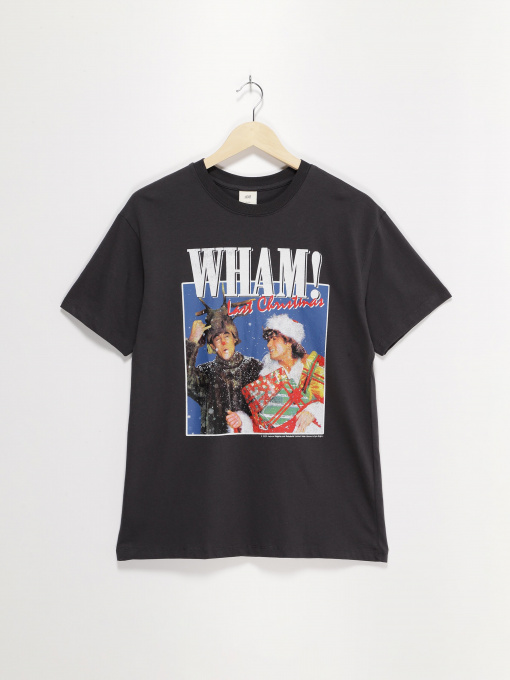 Футболка H&M модель 0762558_т.сірий комб Фото