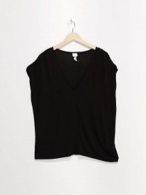 Футболка H&M модель 0771682_чорний Фото